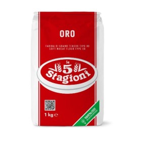 FARINA 00'5 STAGIONI' SACC.ROSSO KG.1